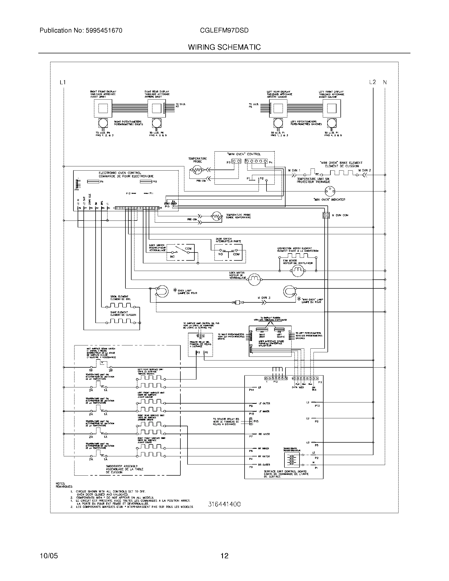 12 - WIRING SCHEMATIC