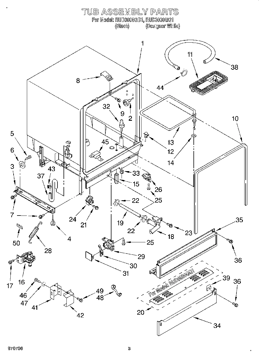 03 - TUB ASSEMBLY