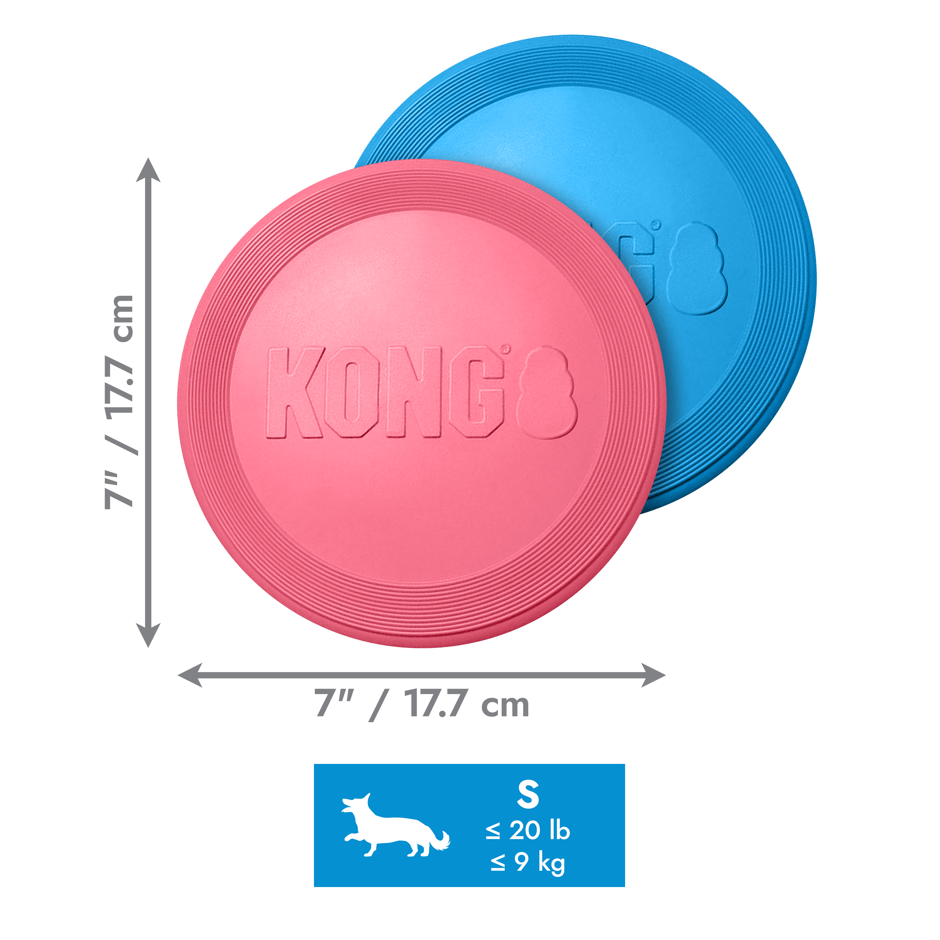 KONG Puppy Flyer dimoffpack product image