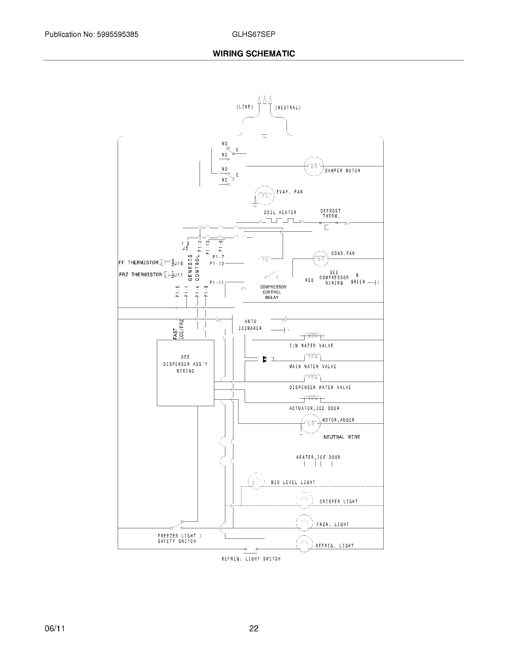 22 - WIRING SCHEMATIC