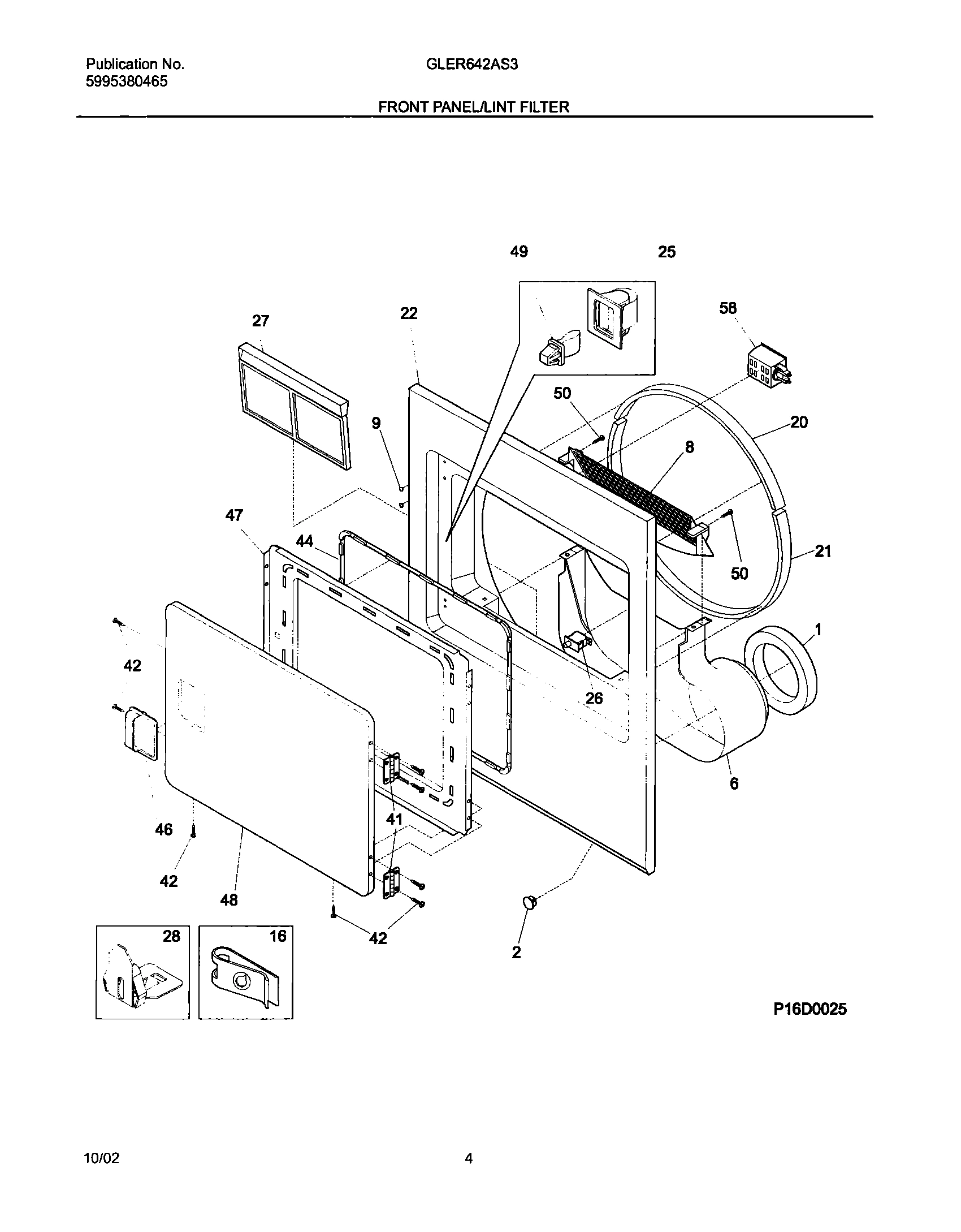 05 - FRONT PANEL/LINT FILTER