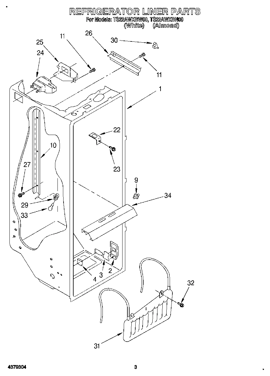 02 - REFRIGERATOR LINER