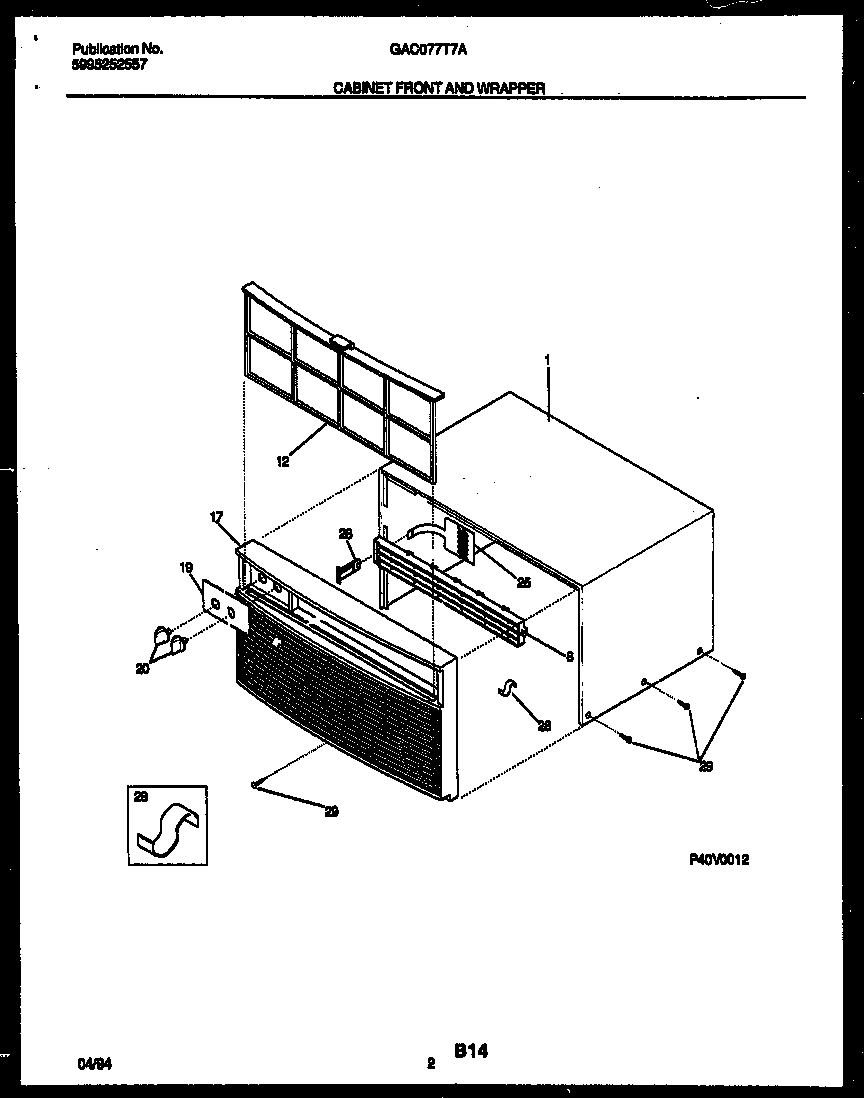 02 - CABINET FRONT AND WRAPPER