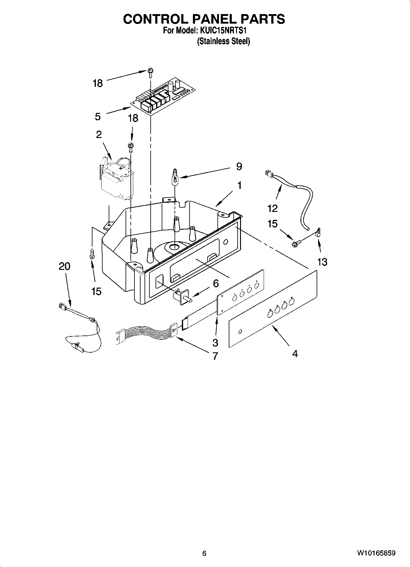 04 - CONTROL PANEL PARTS