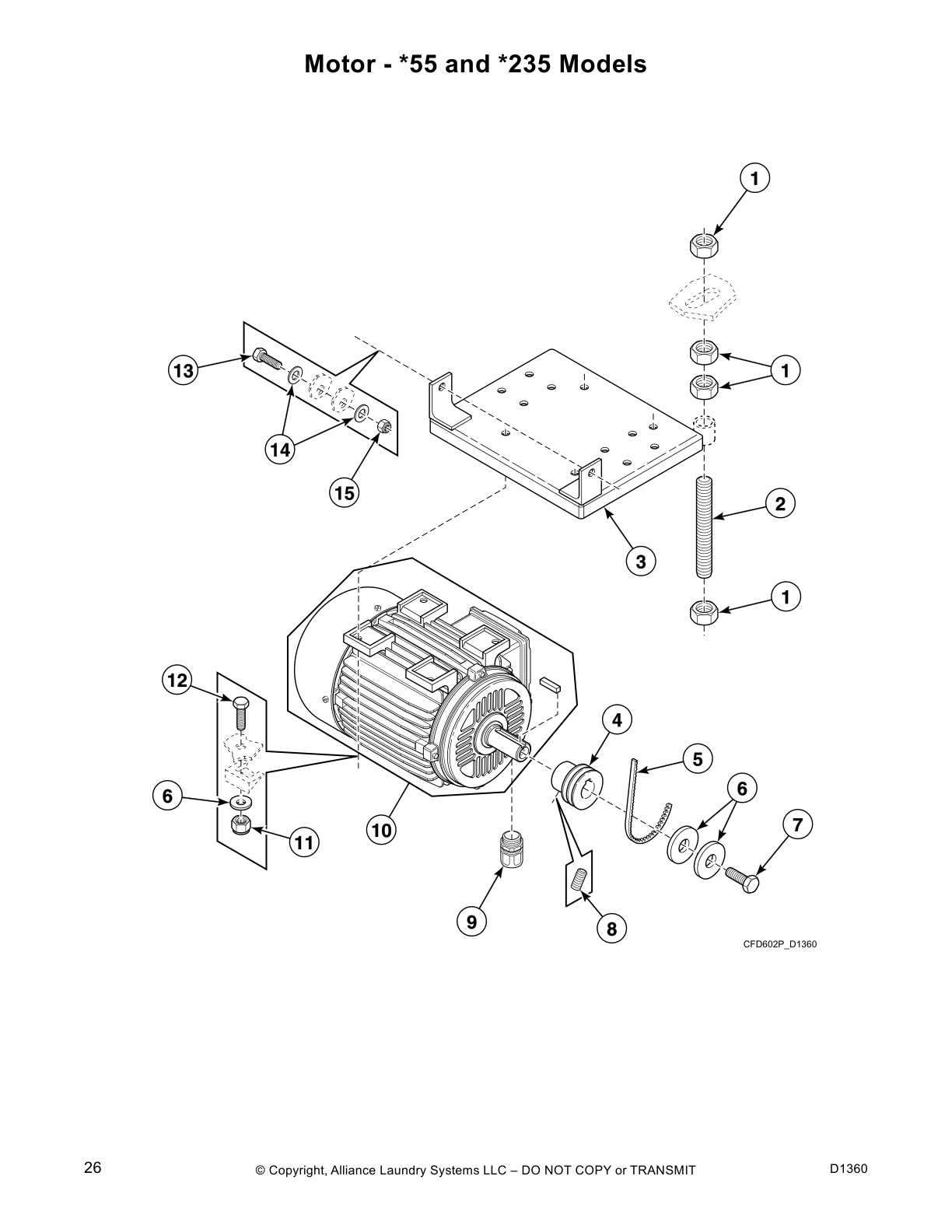 Motor - *55 and *235 Models