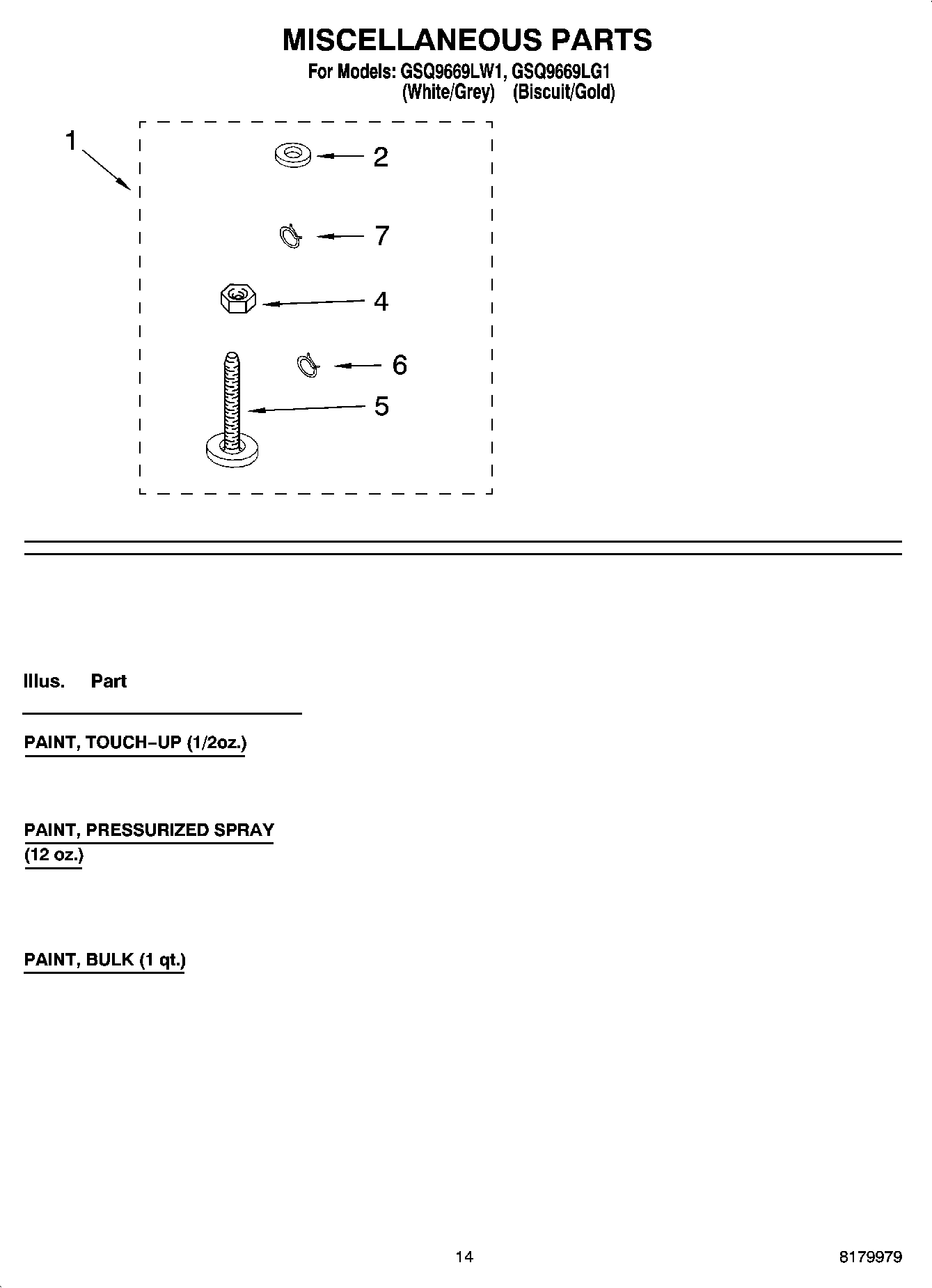 10 - MISCELLANEOUS PARTS - OPTIONAL PARTS (NOT INCLUDED)