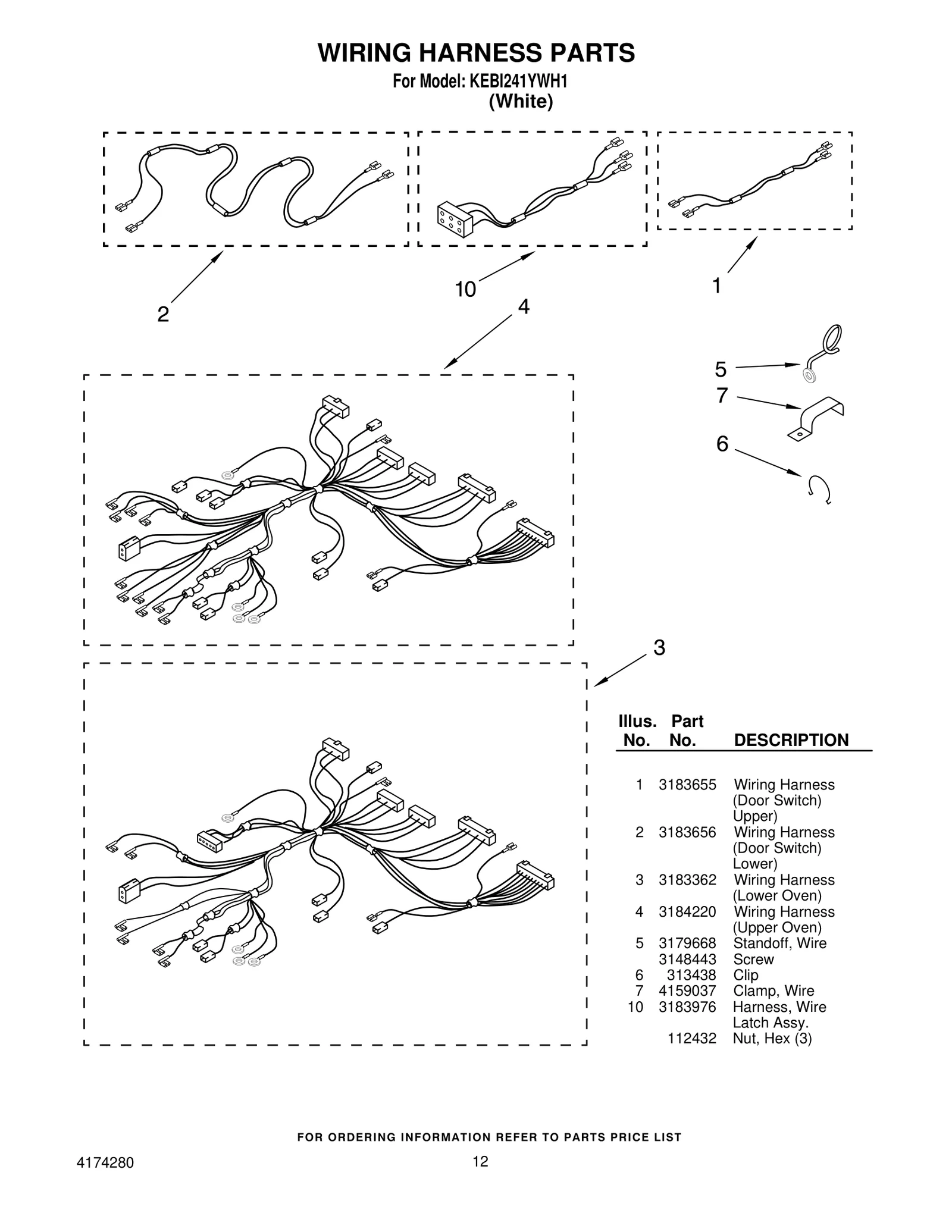 WIRING HARNESS PARTS