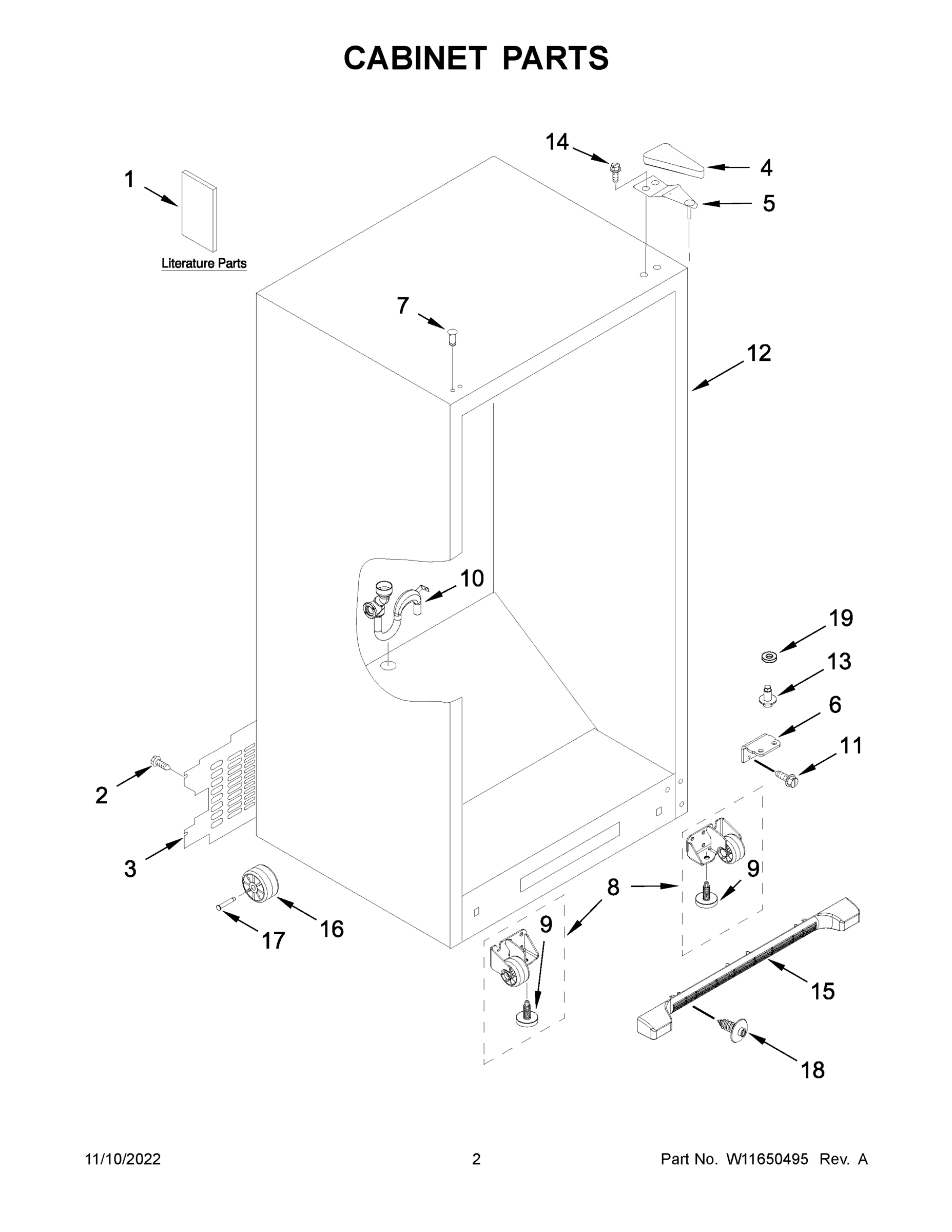 02 - CABINET PARTS