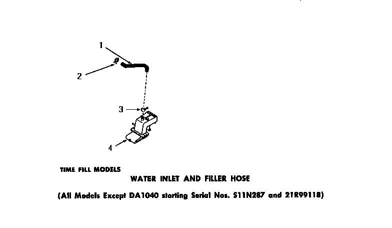 30 - WATER INLET & FILLER HOSE