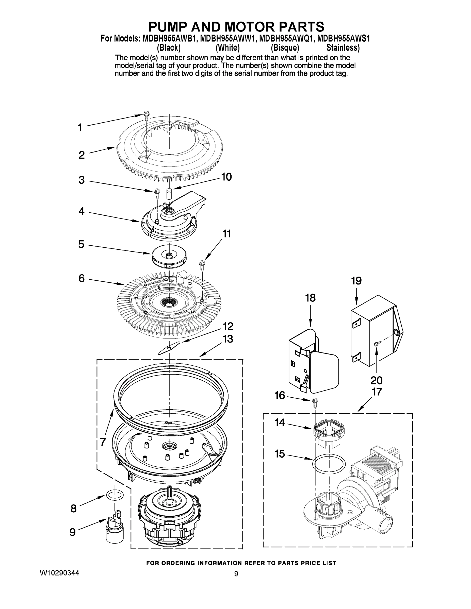 08 - PUMP AND MOTOR PARTS