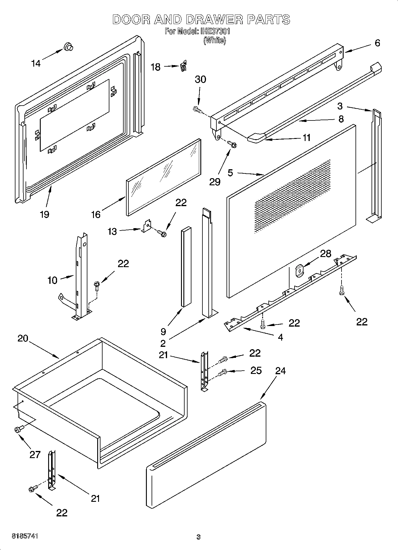03 - DOOR AND DRAWER PARTS