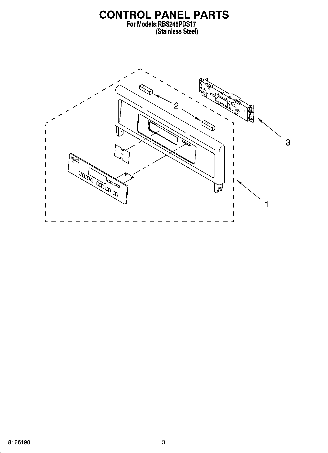 02 - CONTROL PANEL PARTS