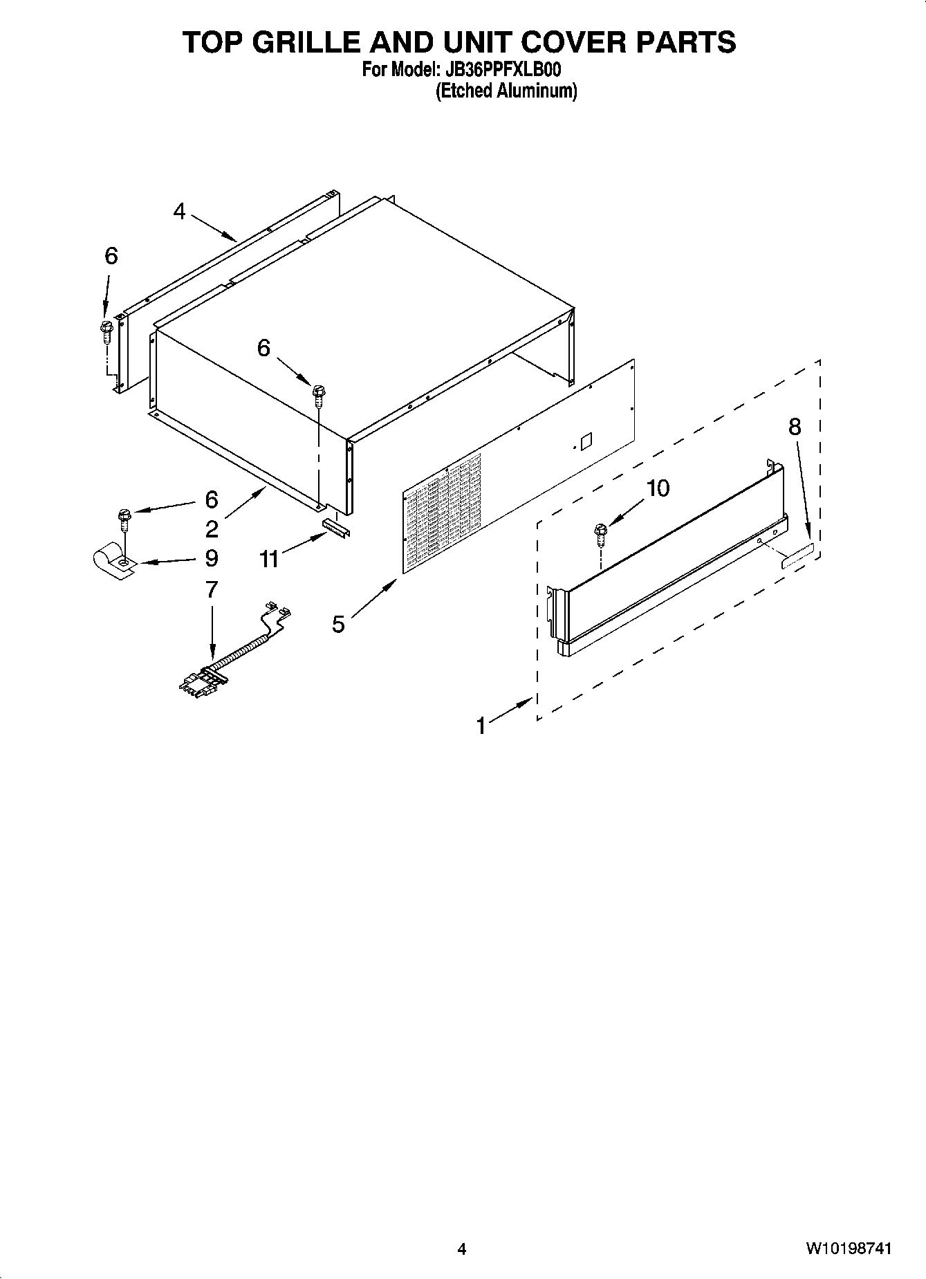 03 - TOP GRILLE AND UNIT COVER PARTS