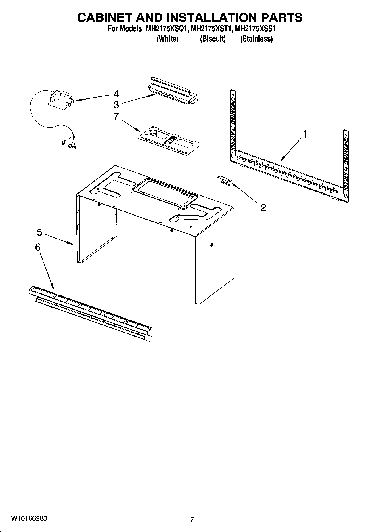 06 - CABINET AND INSTALLATION PARTS