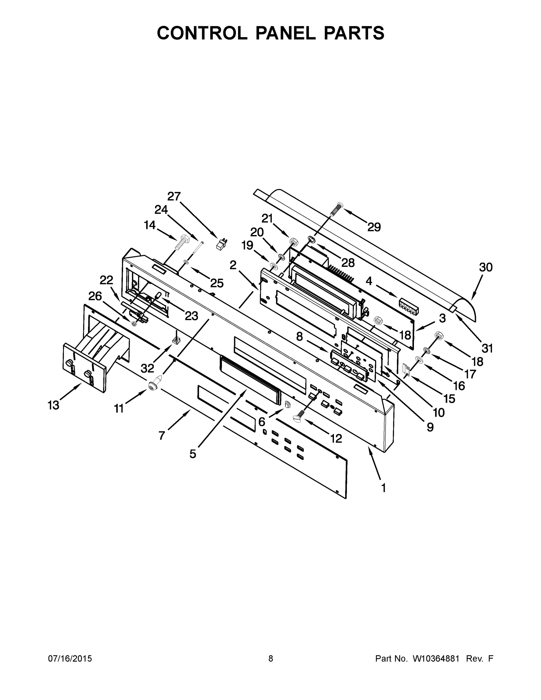 05 - CONTROL PANEL PARTS