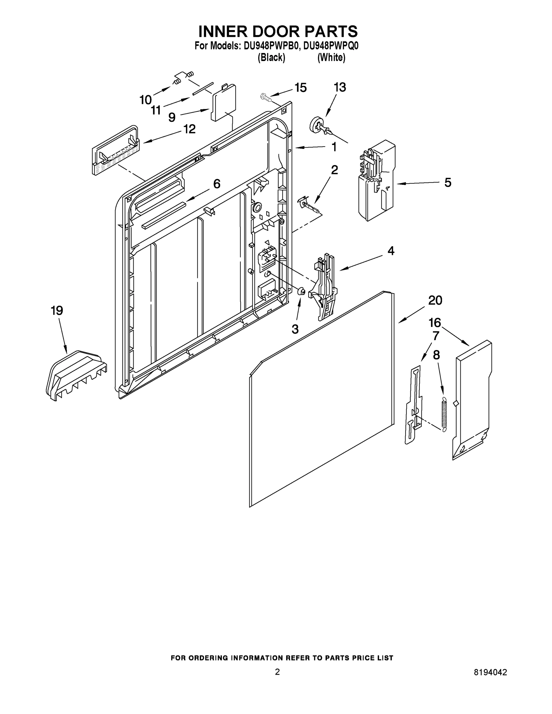 02 - INNER DOOR PARTS