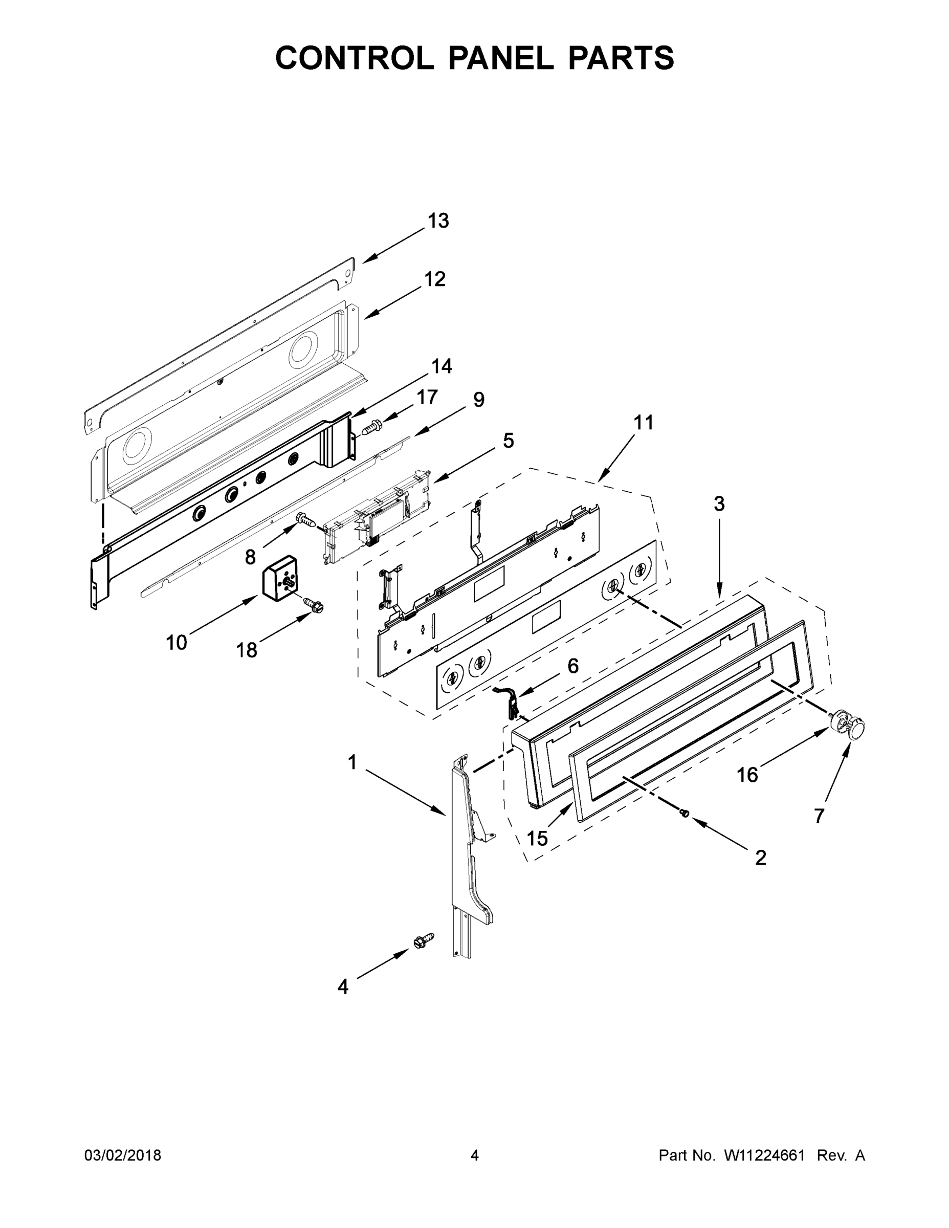 03 - CONTROL PANEL PARTS
