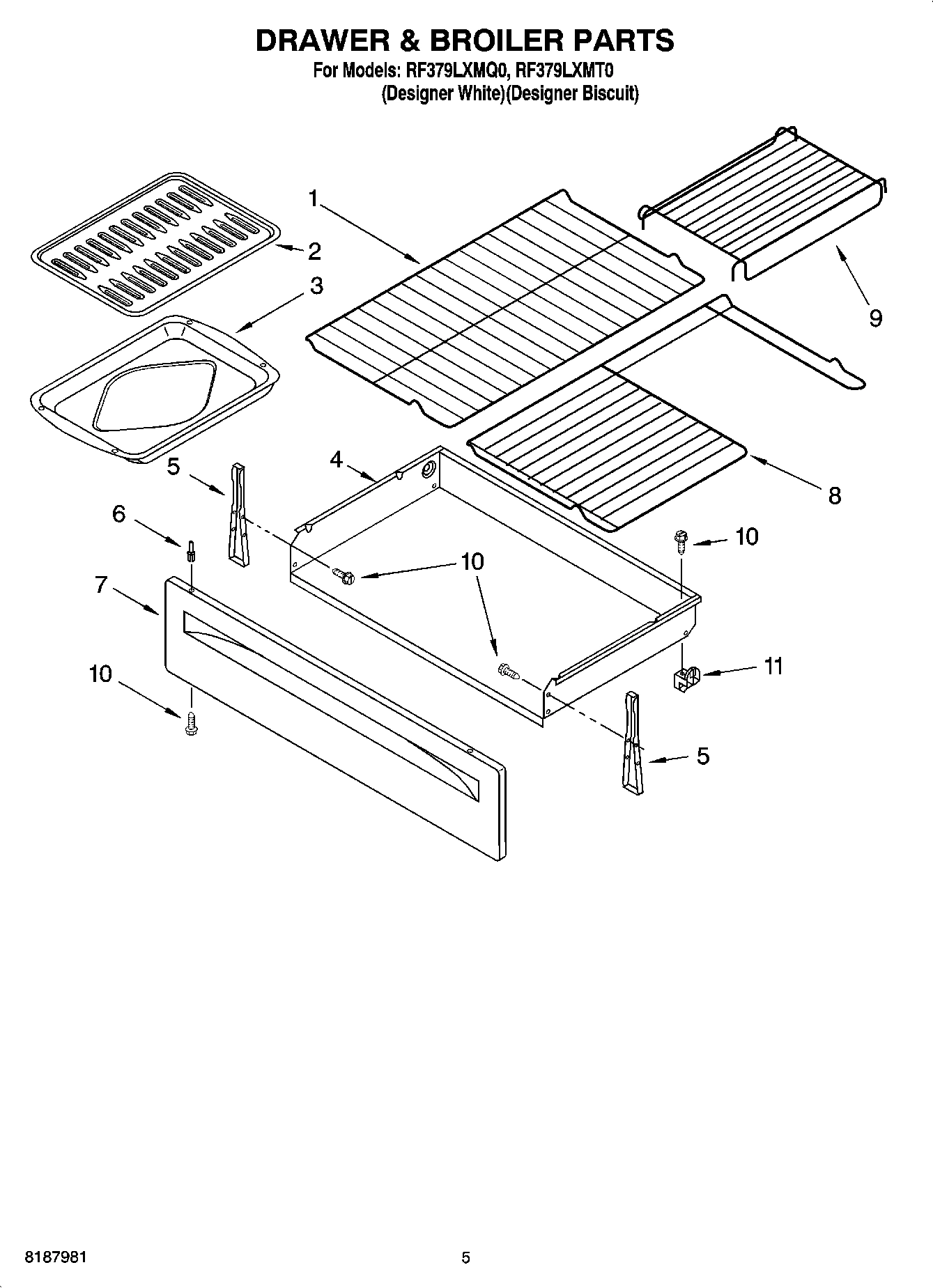 04 - DRAWER & BROILER PARTS