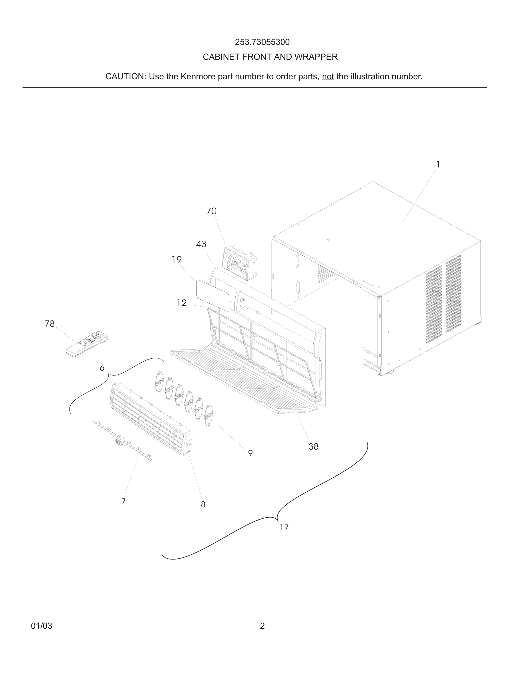 03 - CABINET FRONT AND WRAPPER