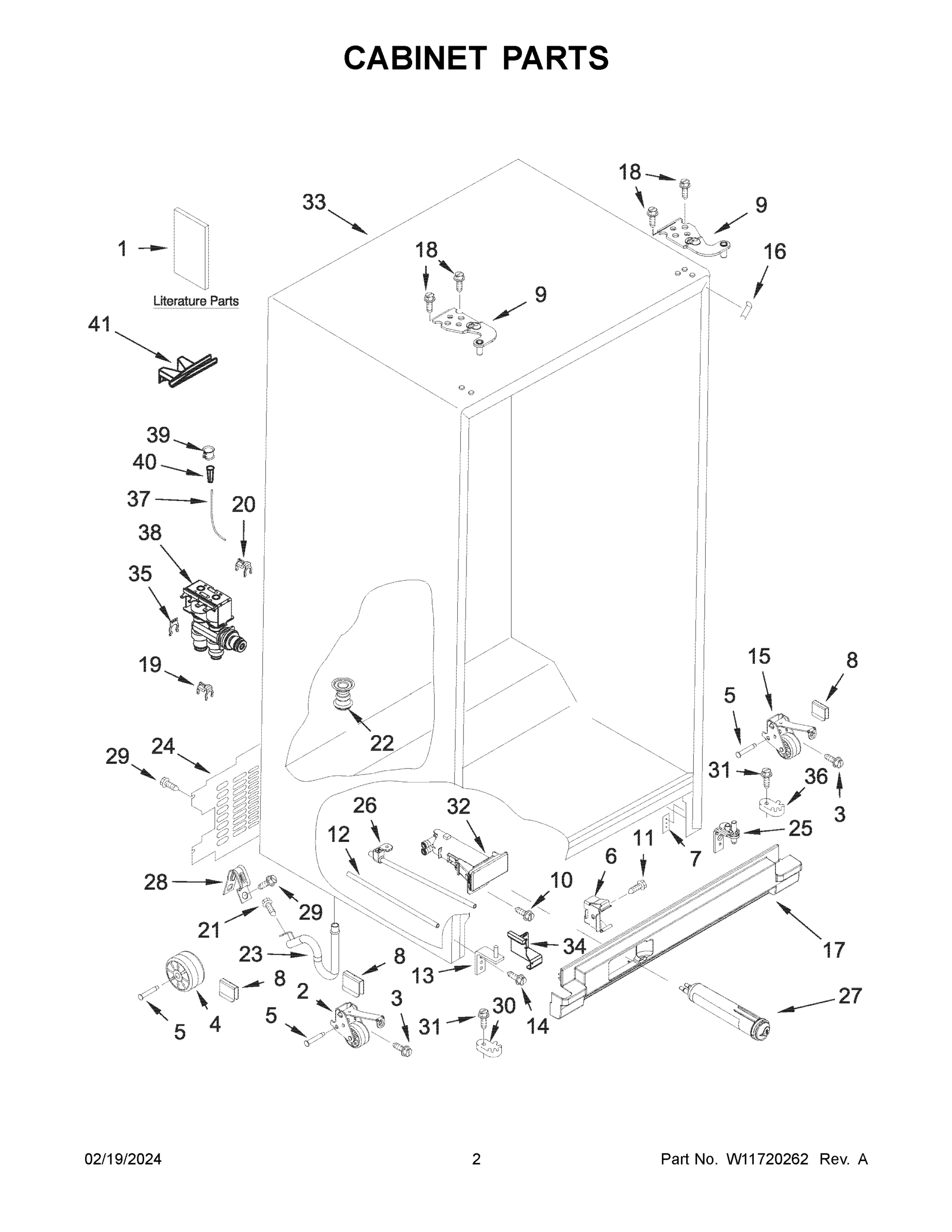 02 - CABINET PARTS