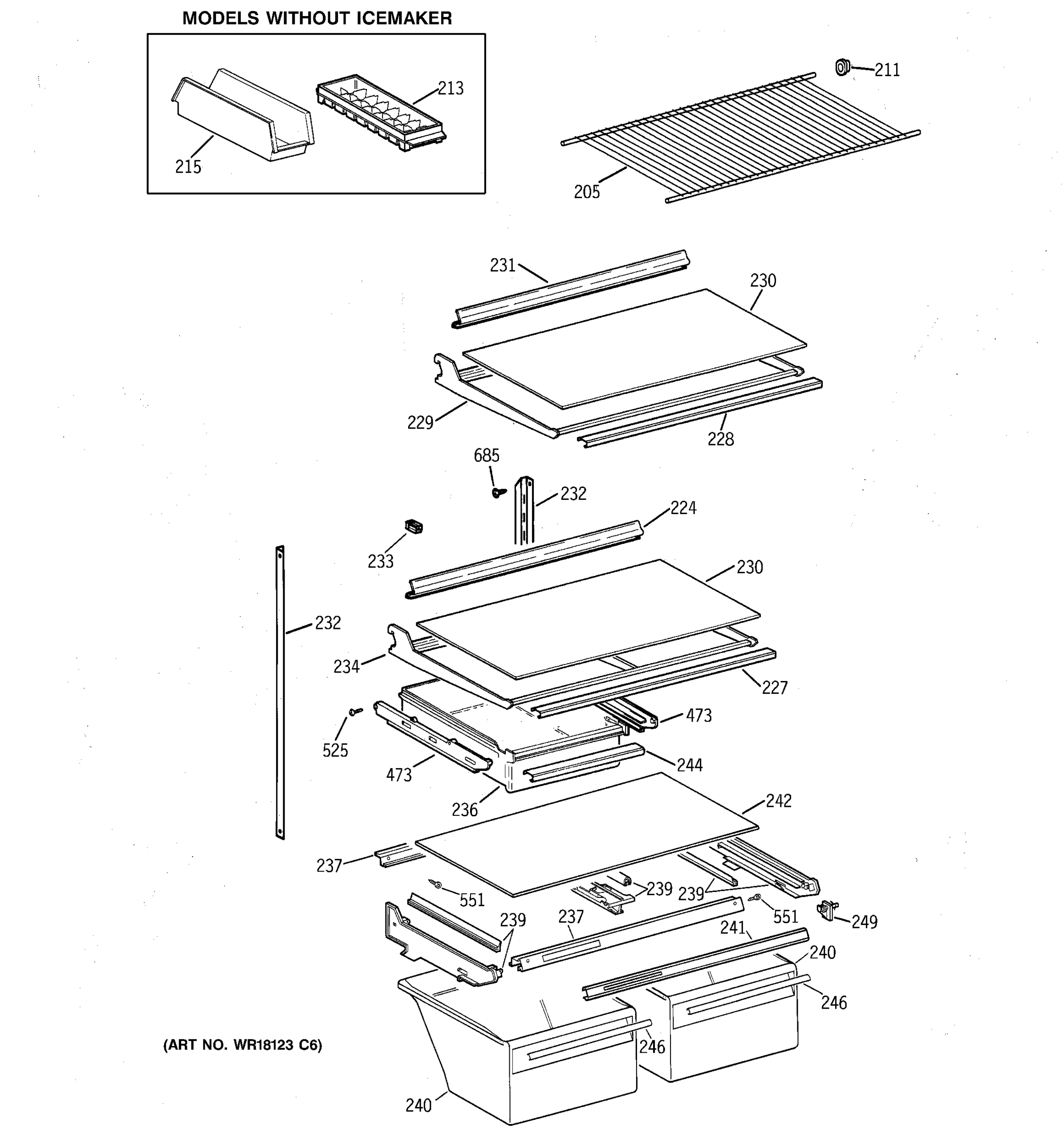 SHELF PARTS