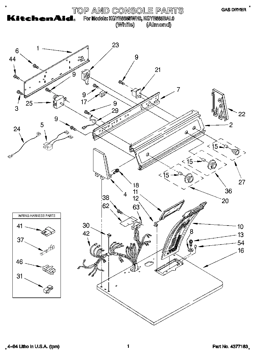 01 - TOP AND CONSOLE, LIT/OPTIONAL