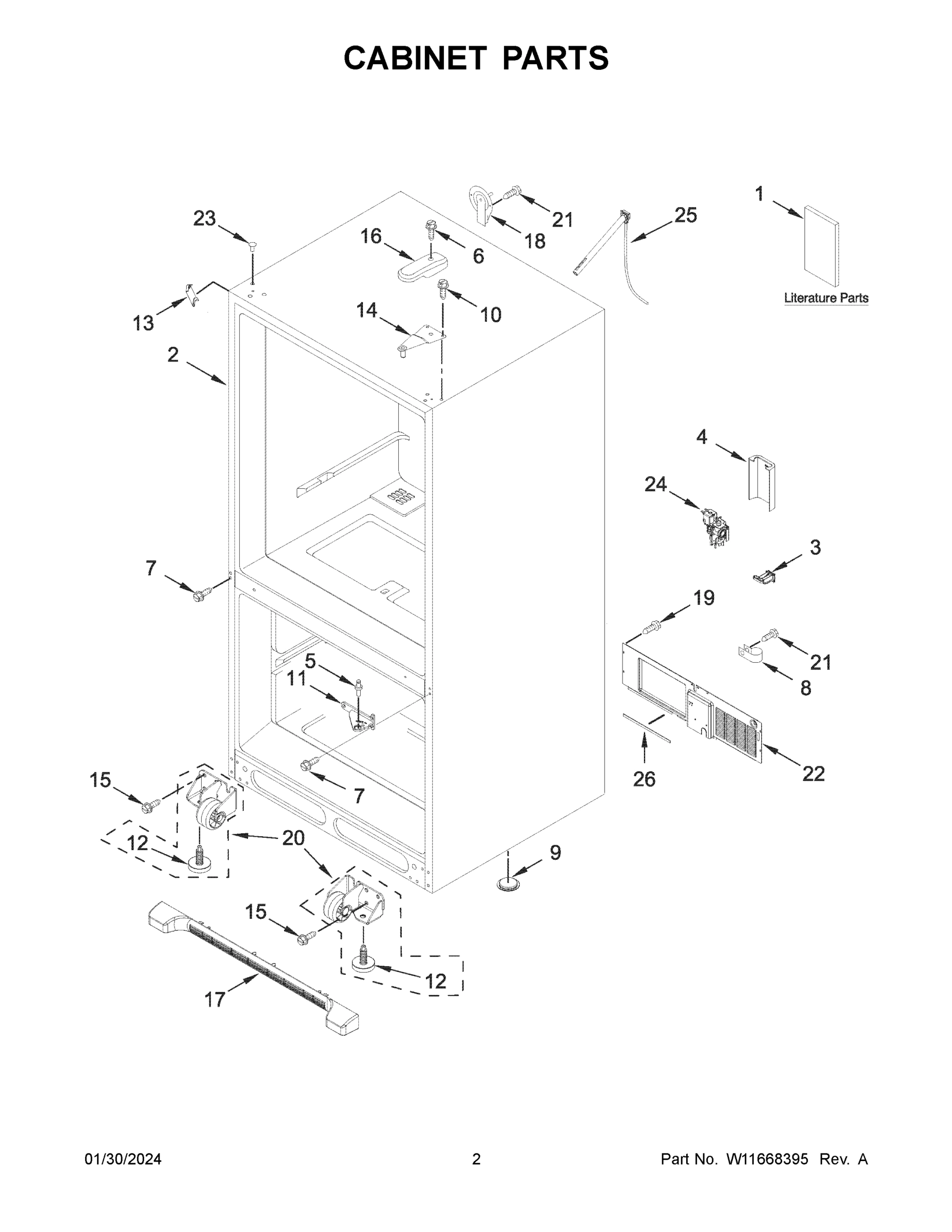 02 - CABINET PARTS