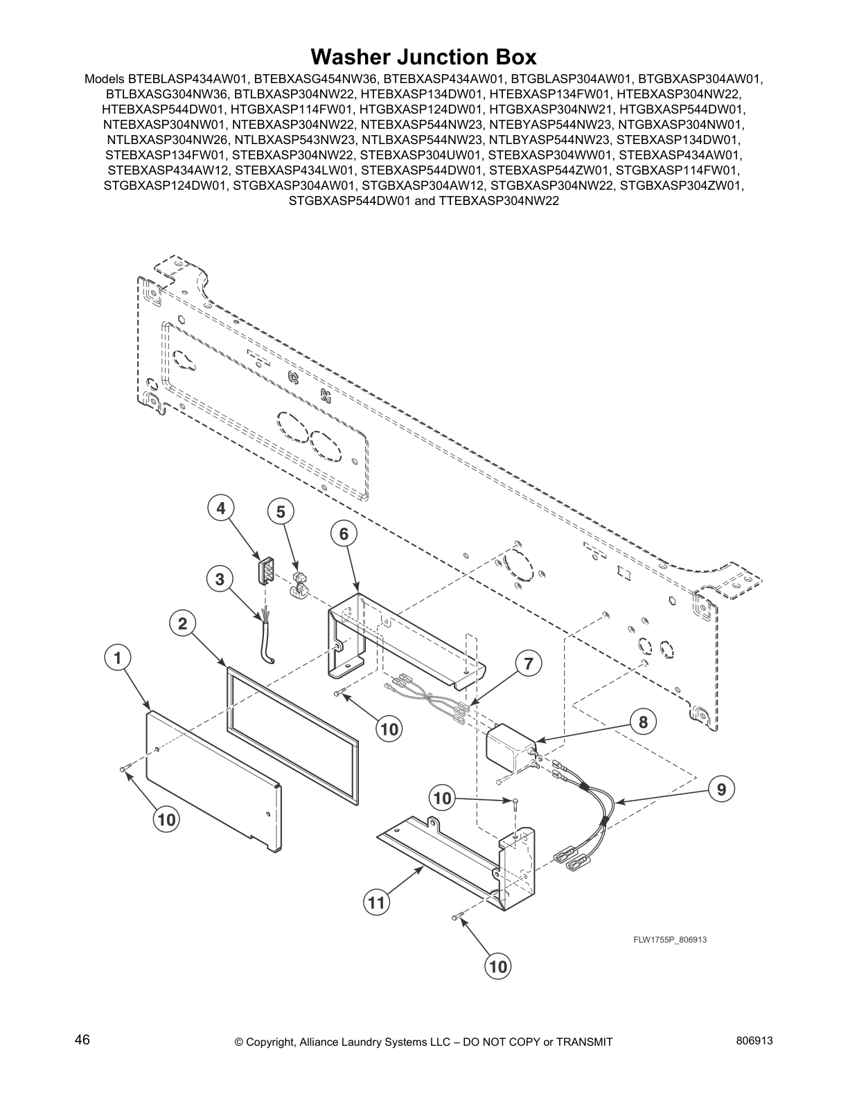 Washer Junction Box