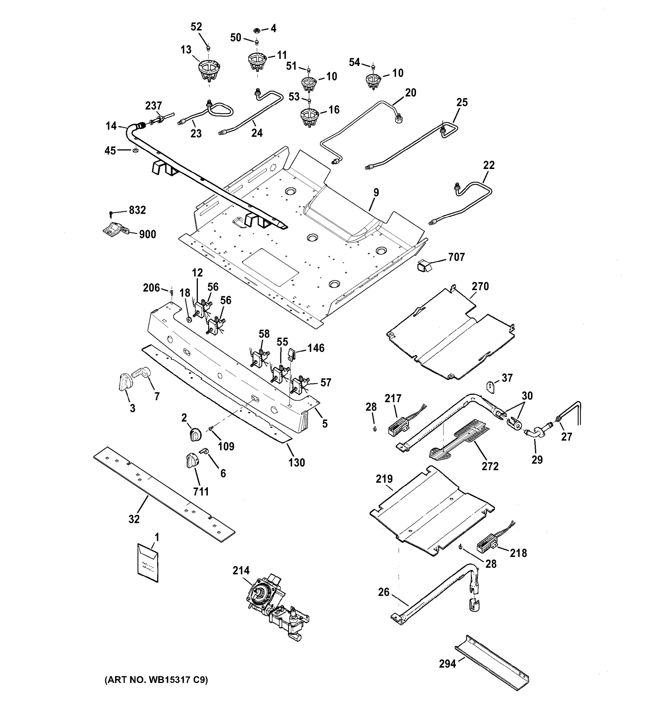 GAS & BURNER PARTS