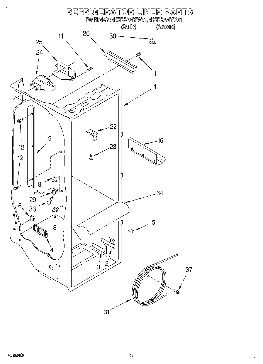 02 - REFRIGERATOR LINER