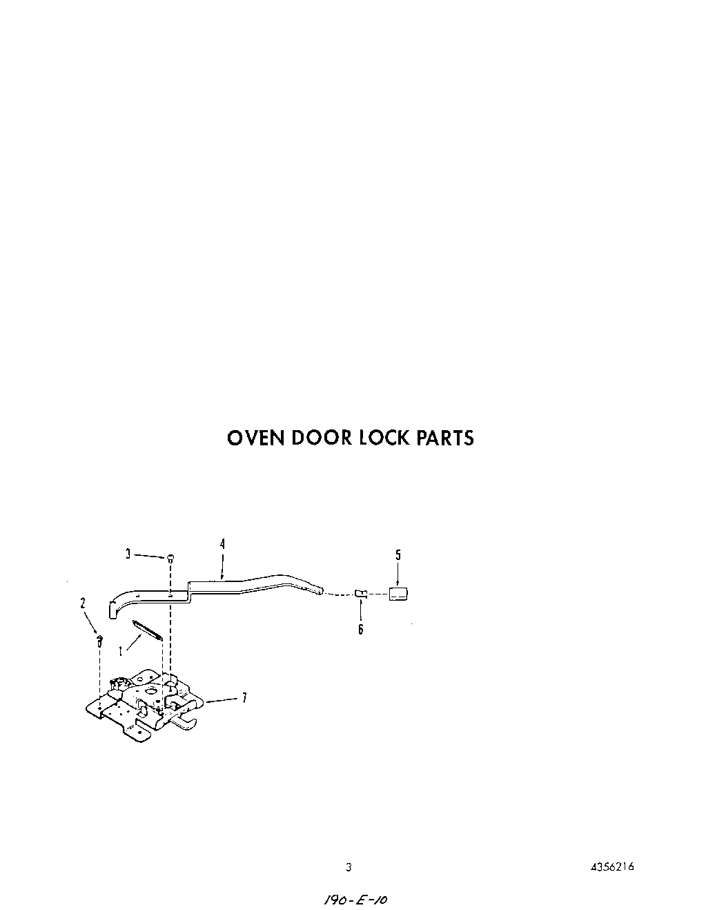 03 - OVEN DOOR LOCK