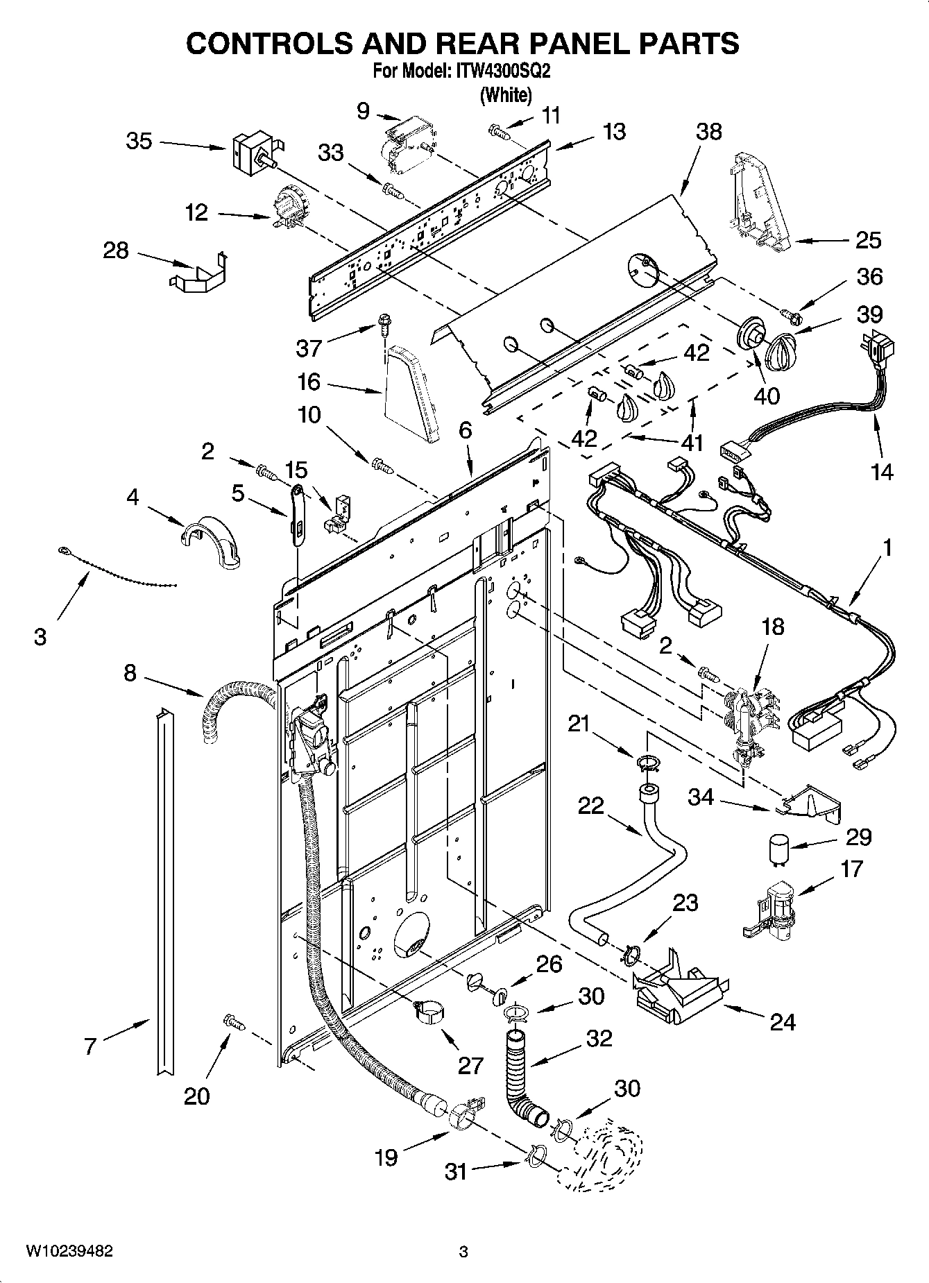 02 - CONTROLS AND REAR PANEL PARTS