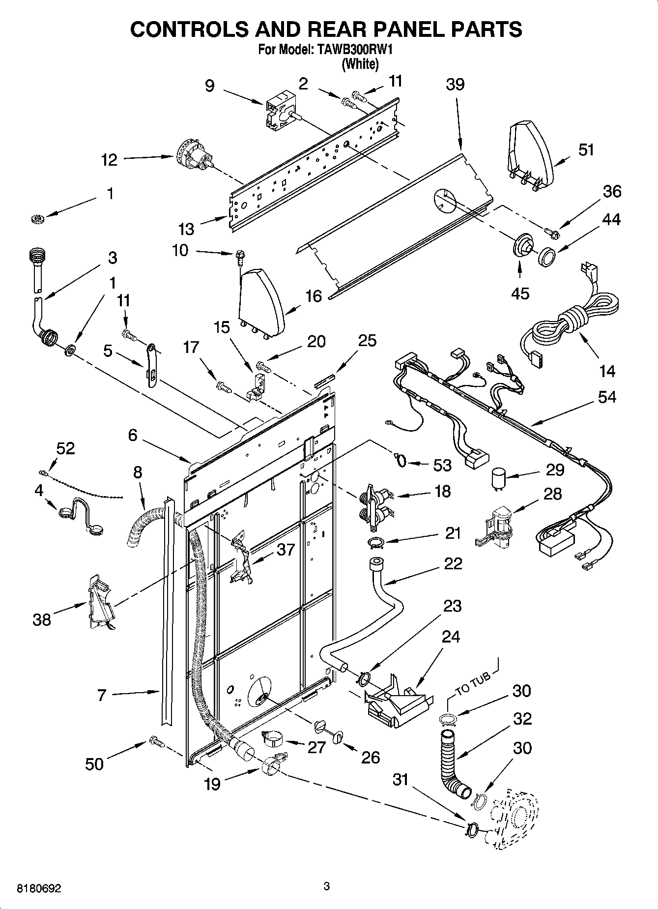 02 - CONTROL AND REAR PANEL PARTS