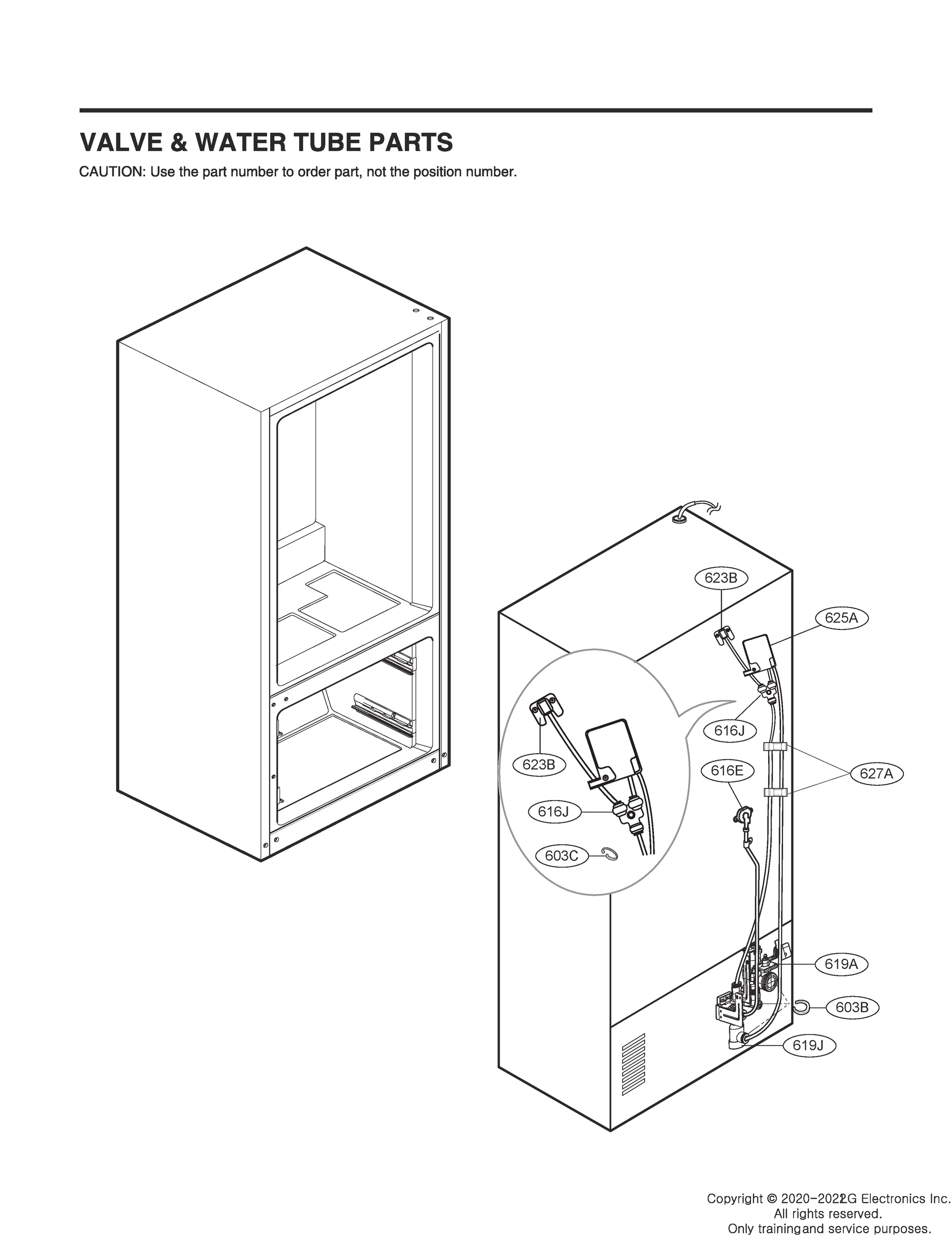VALVE & WATER TUBE PARTS