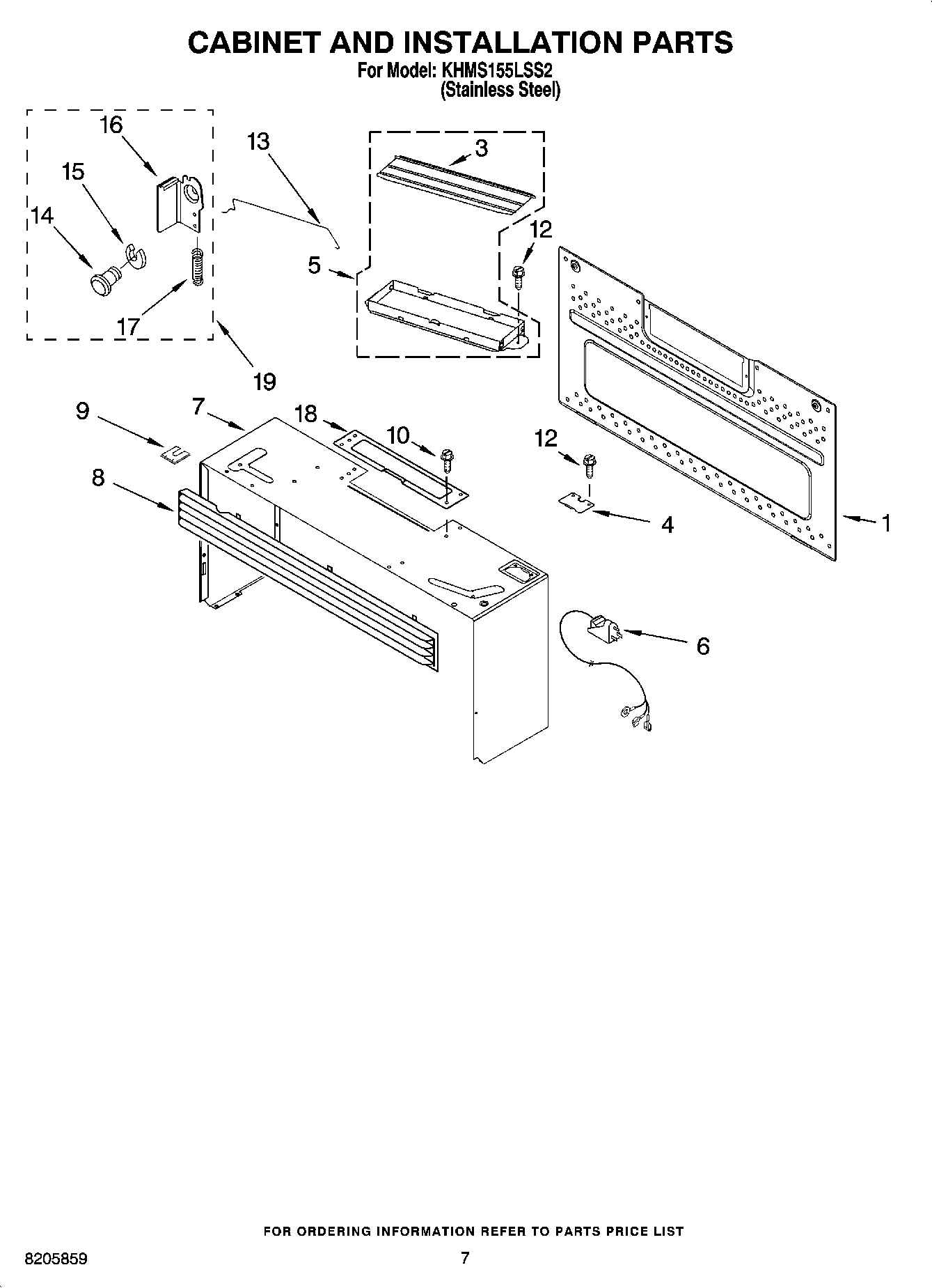 06 - CABINET AND INSTALLATION PARTS
