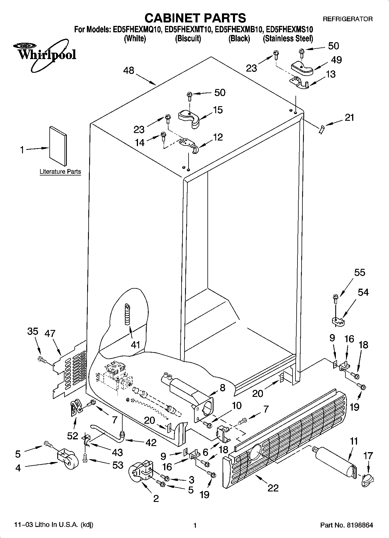 01 - CABINET PARTS