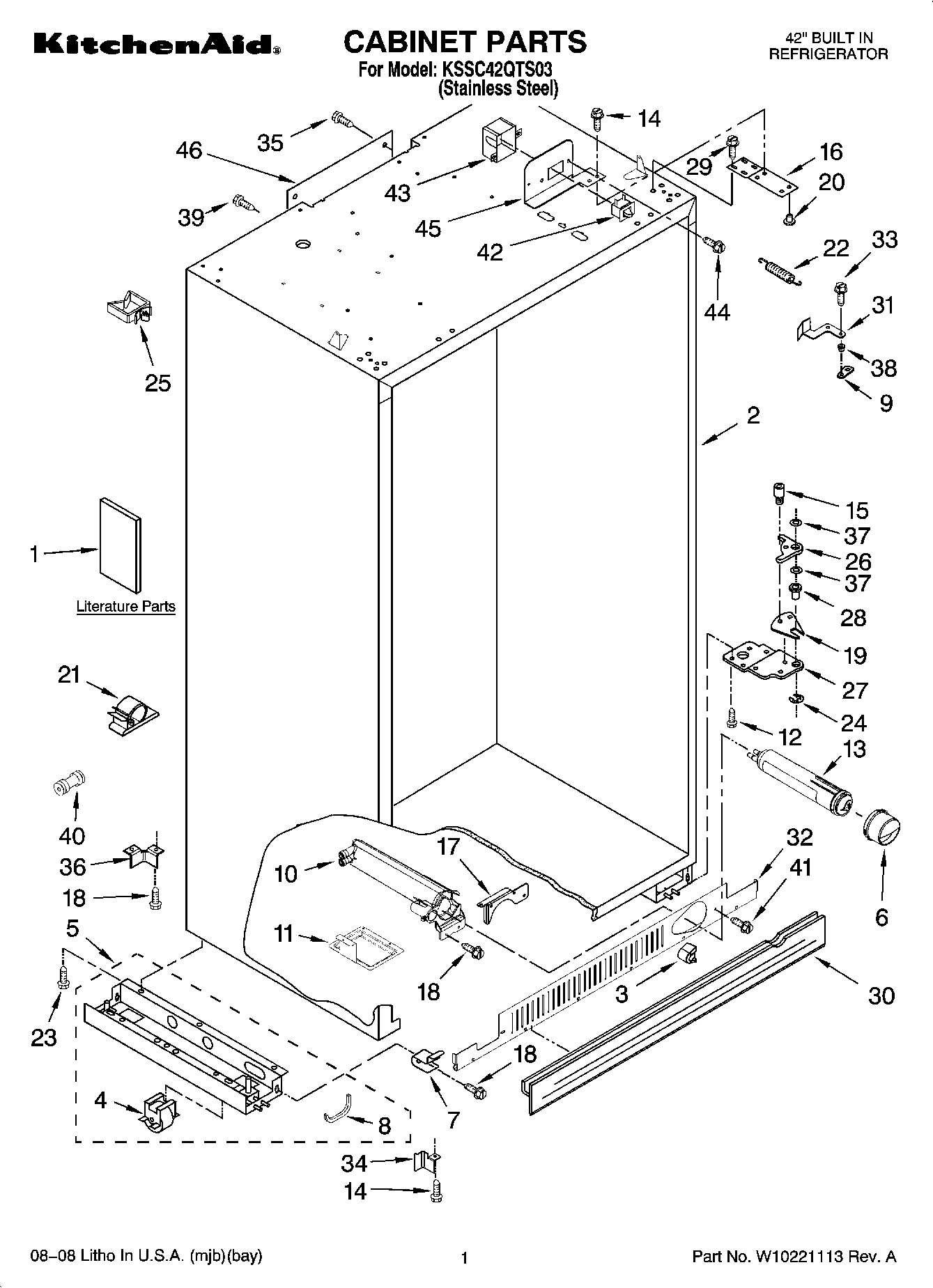 01 - CABINET PARTS