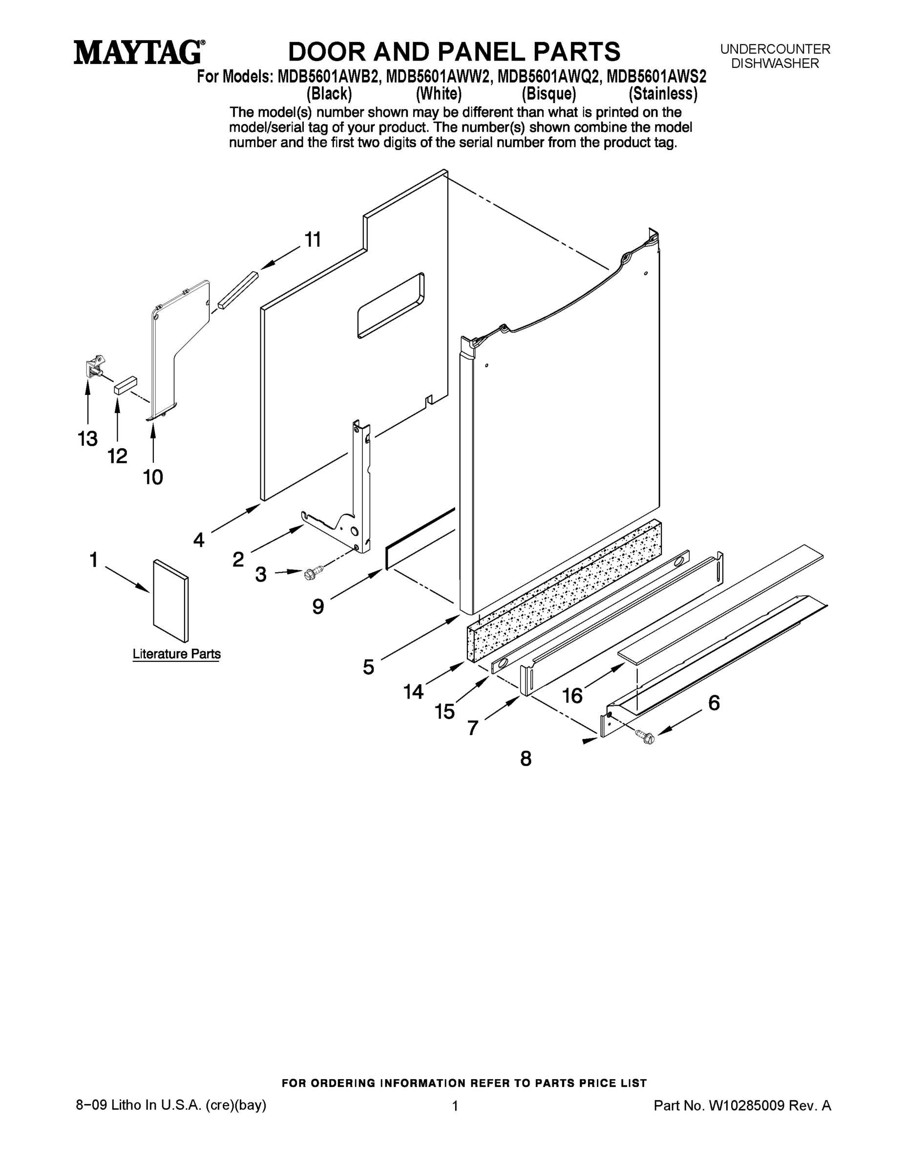 01 - DOOR AND PANEL PARTS