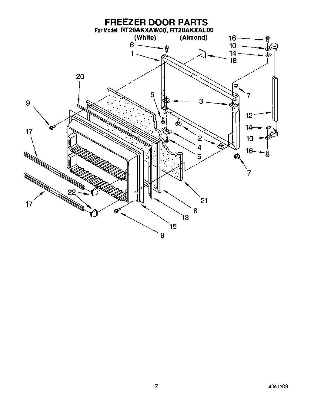 06 - FREEZER DOOR