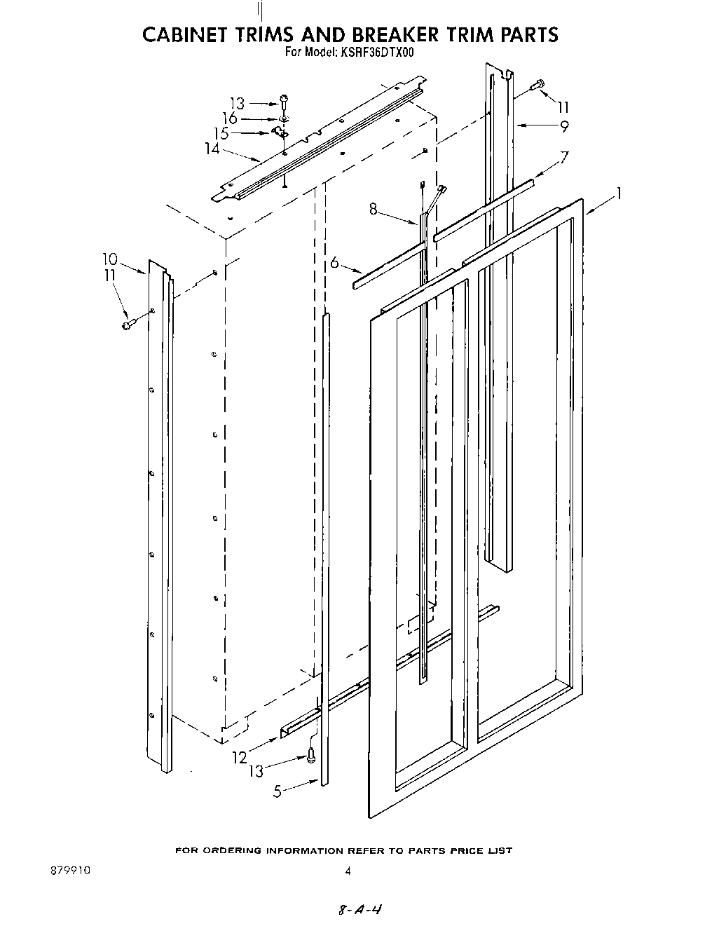 03 - CABINET TRIMS AND BREAKER TRIM