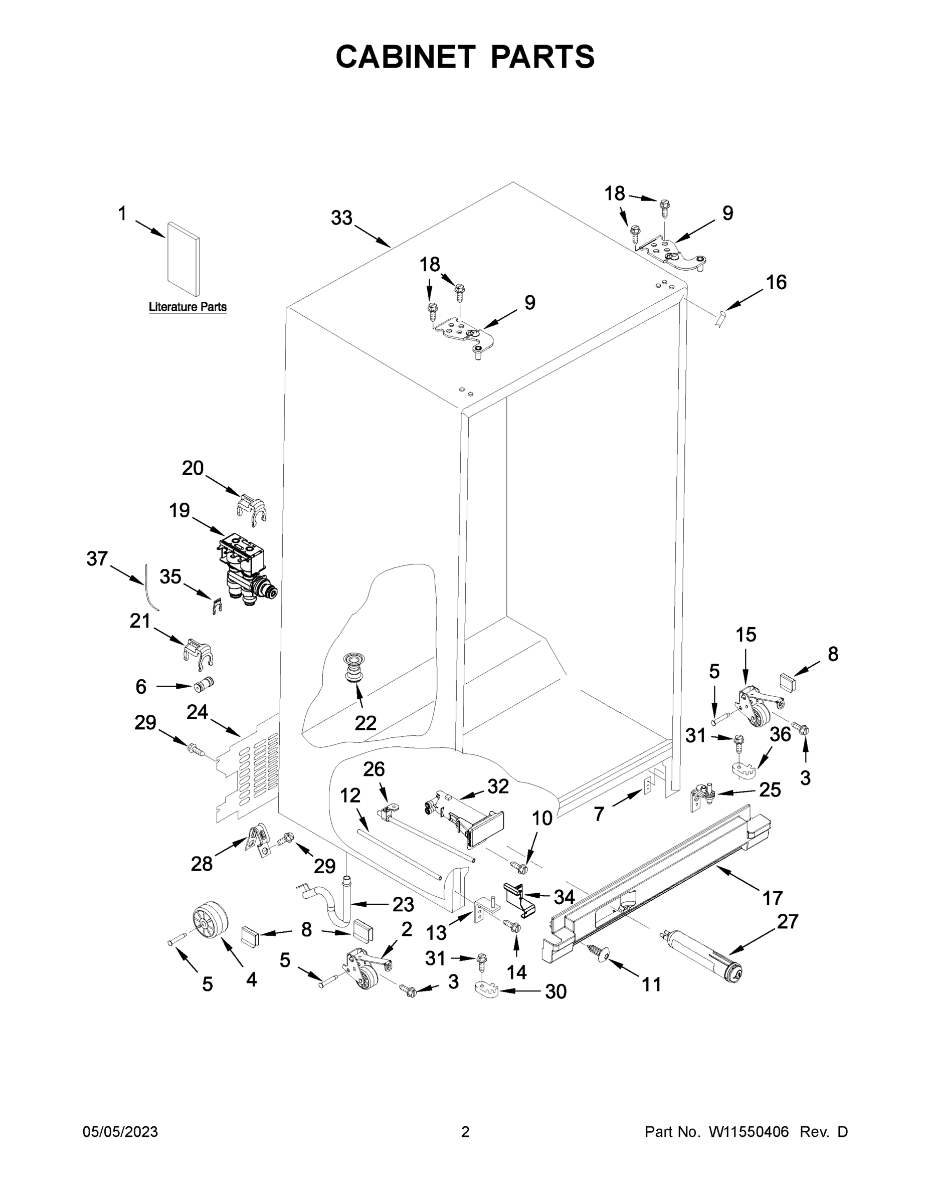 02 - CABINET PARTS