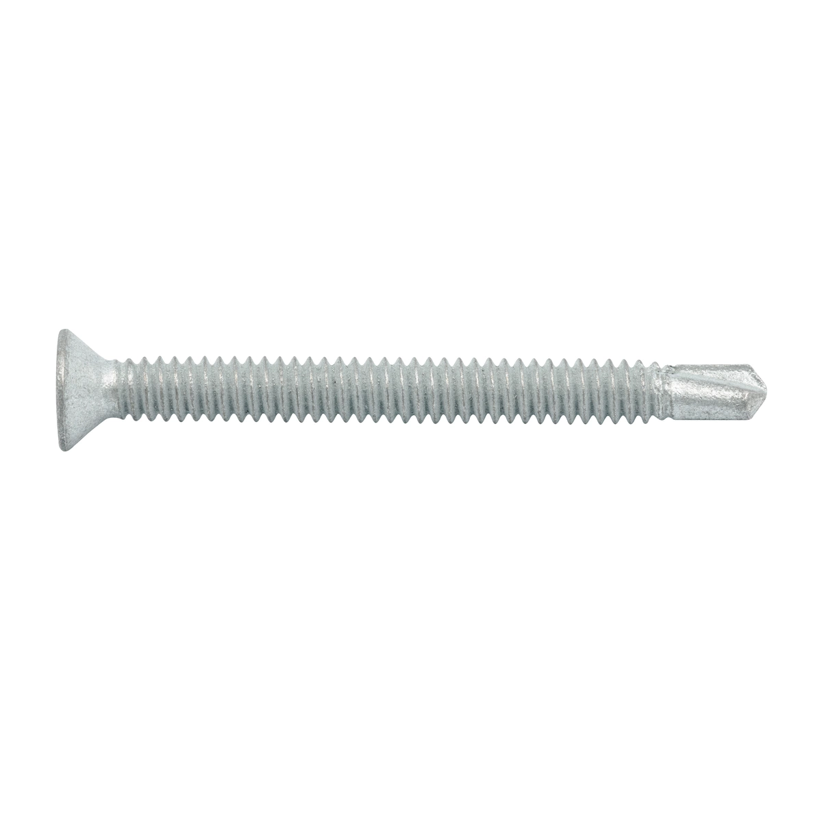ZENITH® 10G x 50mm Class 3 Galvanised, Self Drilling, Phillips Drive, Metal Screws – External Use – 12 Pack