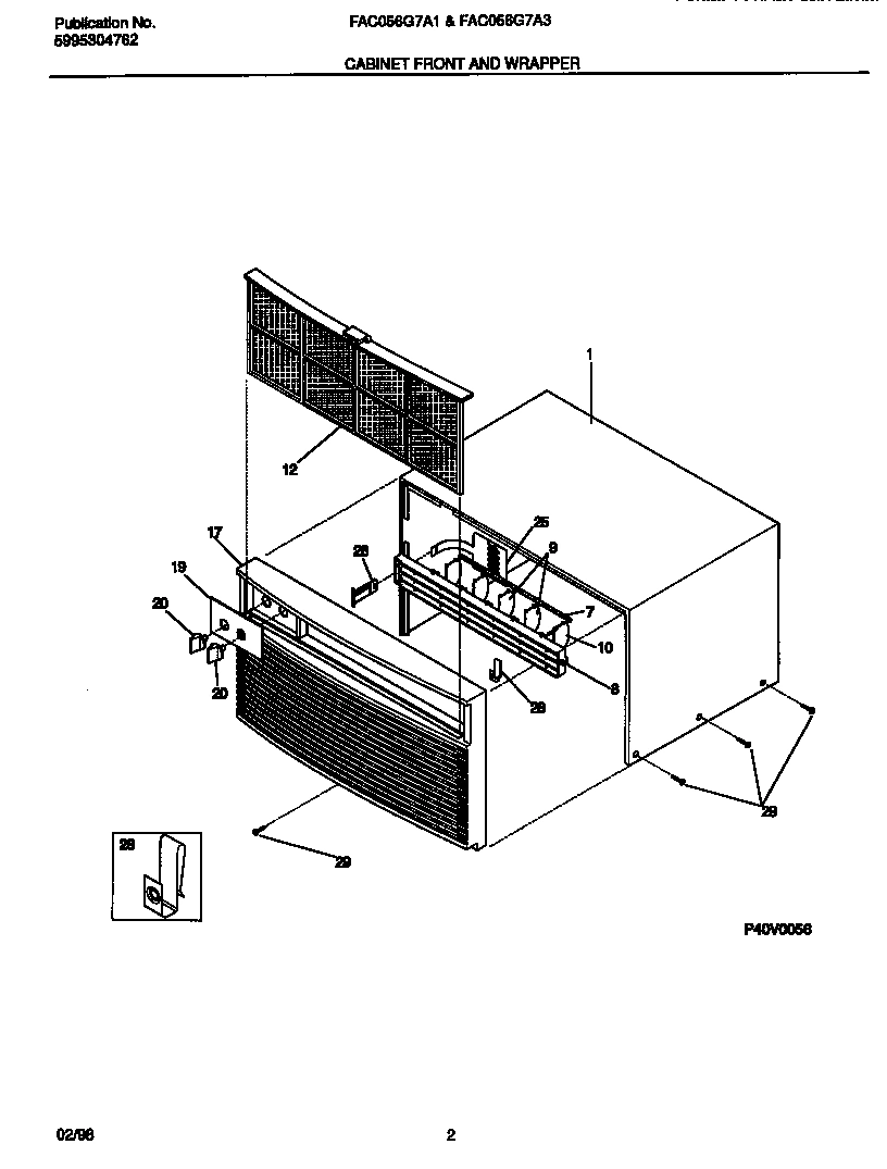 02 - CABINET FRONT AND WRAPPER