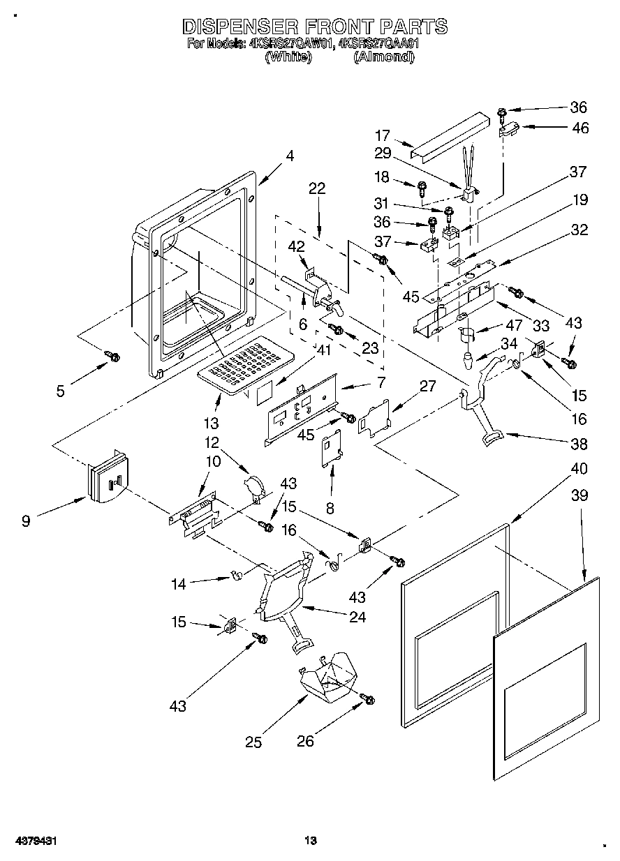 08 - DISPENSER FRONT