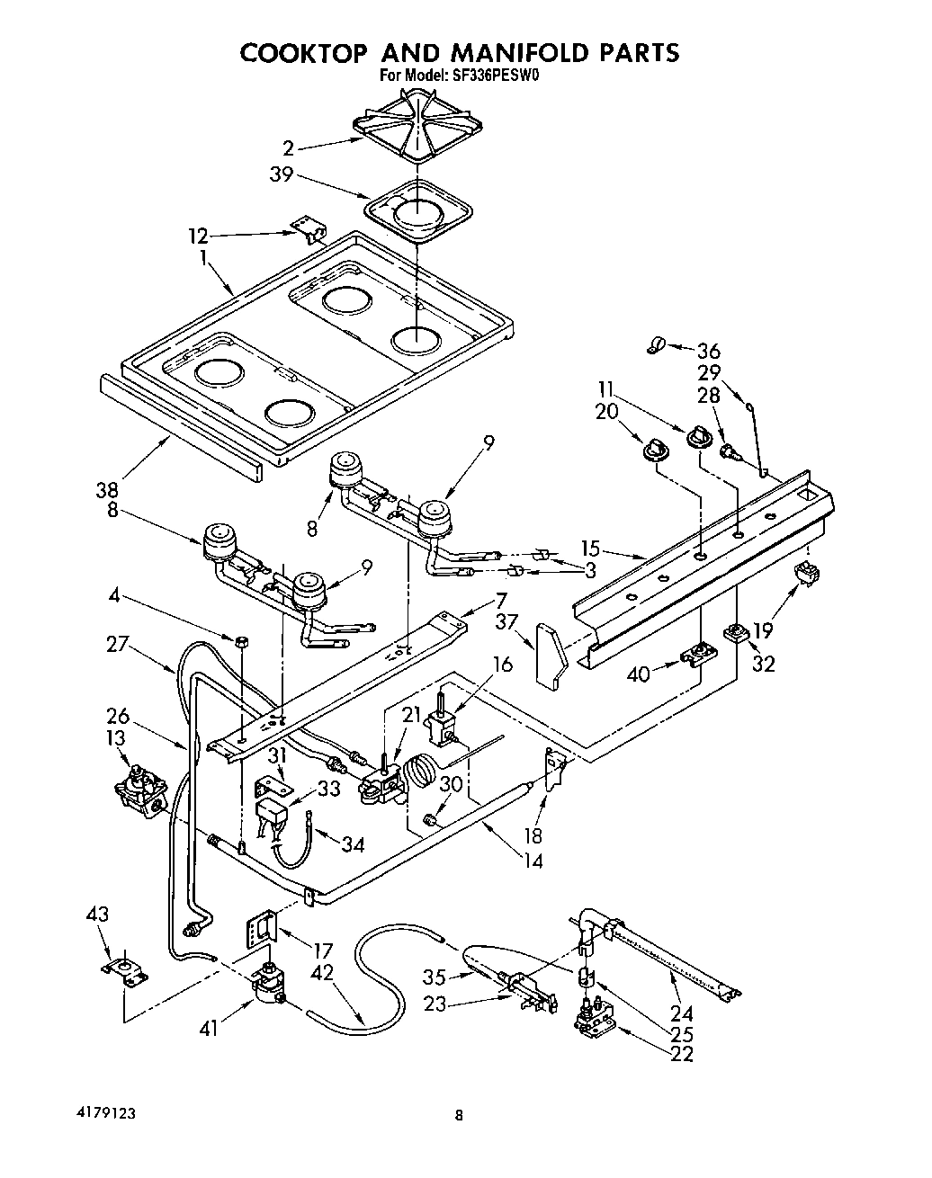 06 - COOKTOP AND MANIFOLD, LIT/OPTIONAL