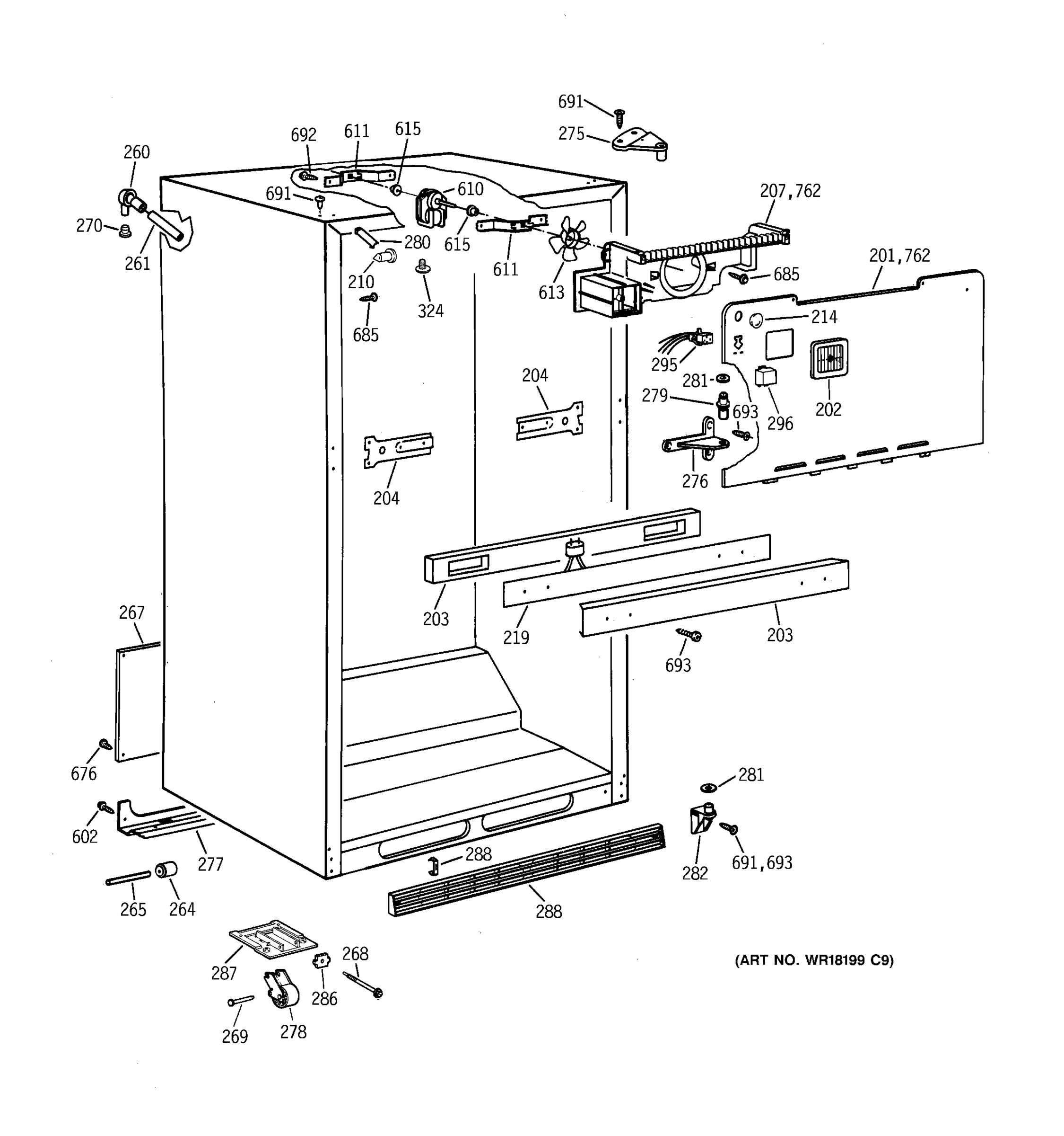 CABINET PARTS