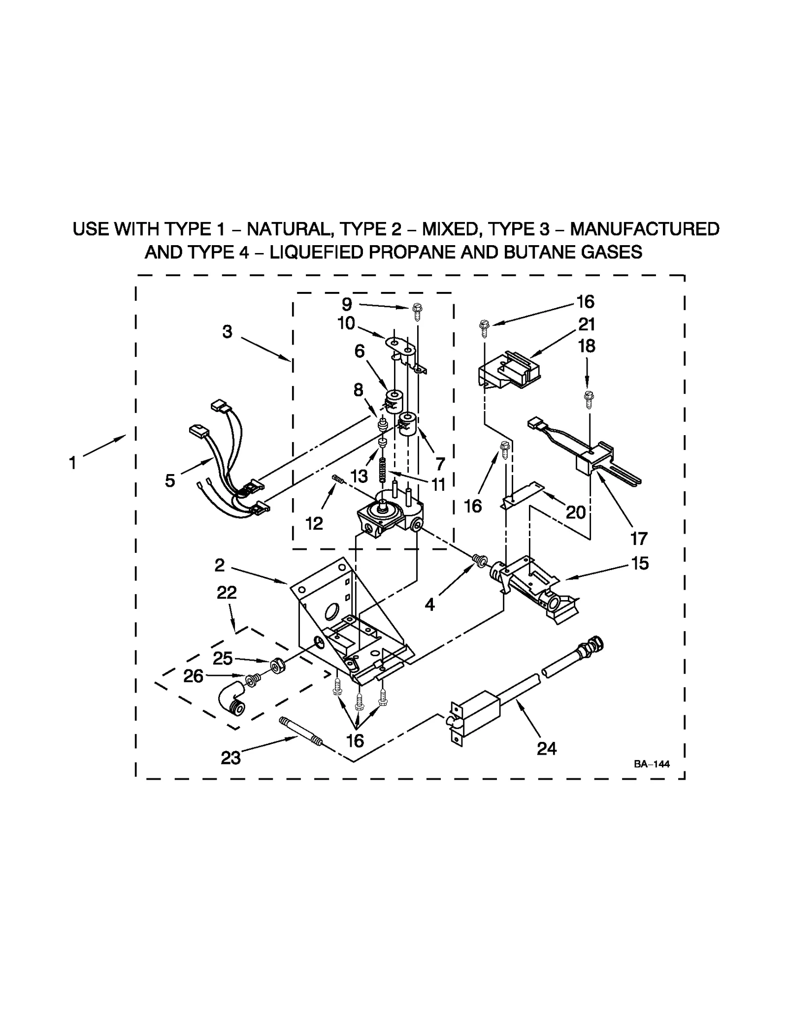 3402856 BURNER ASSEMBLY