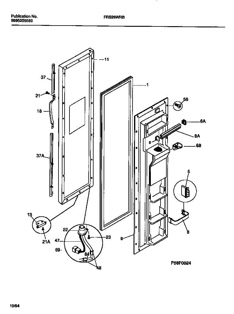 02 - FREEZER DOOR SECTION