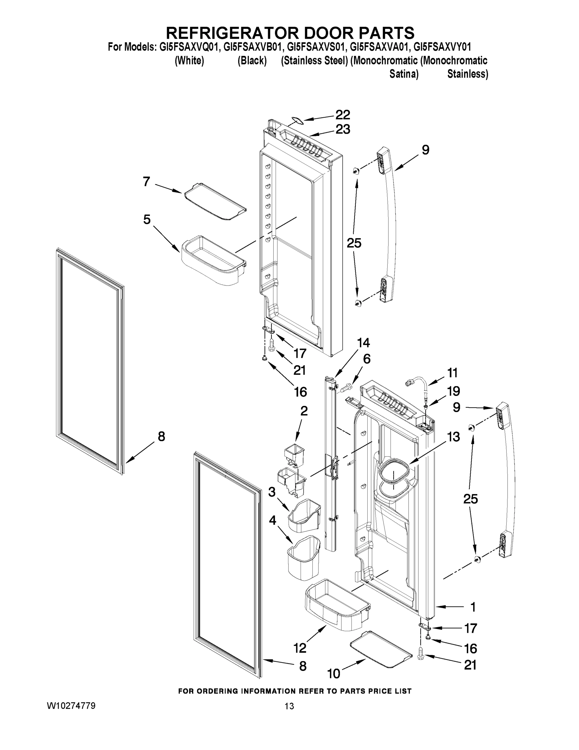 07 - REFRIGERATOR DOOR PARTS