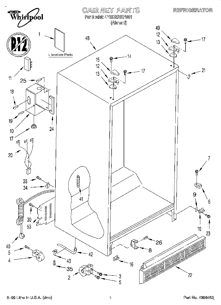 01 - CABINET, LITERATURE